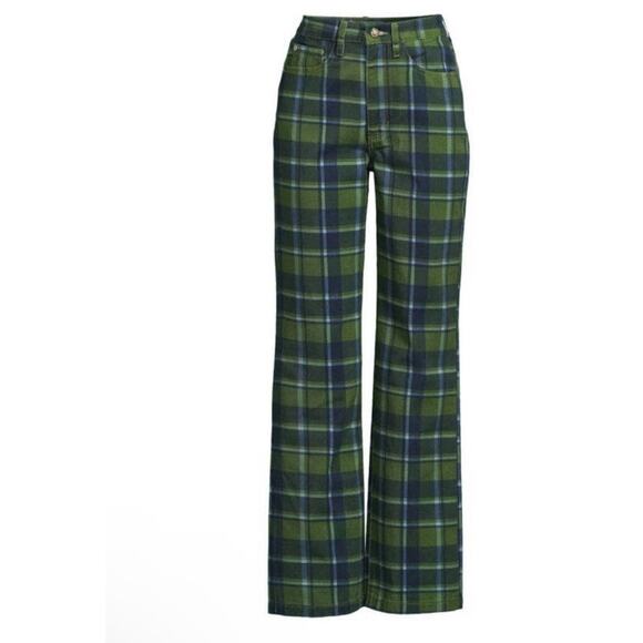 WeWoreWhat High Rise Dad Jeans In Classic Plaid -28 - Picture 1 of 10